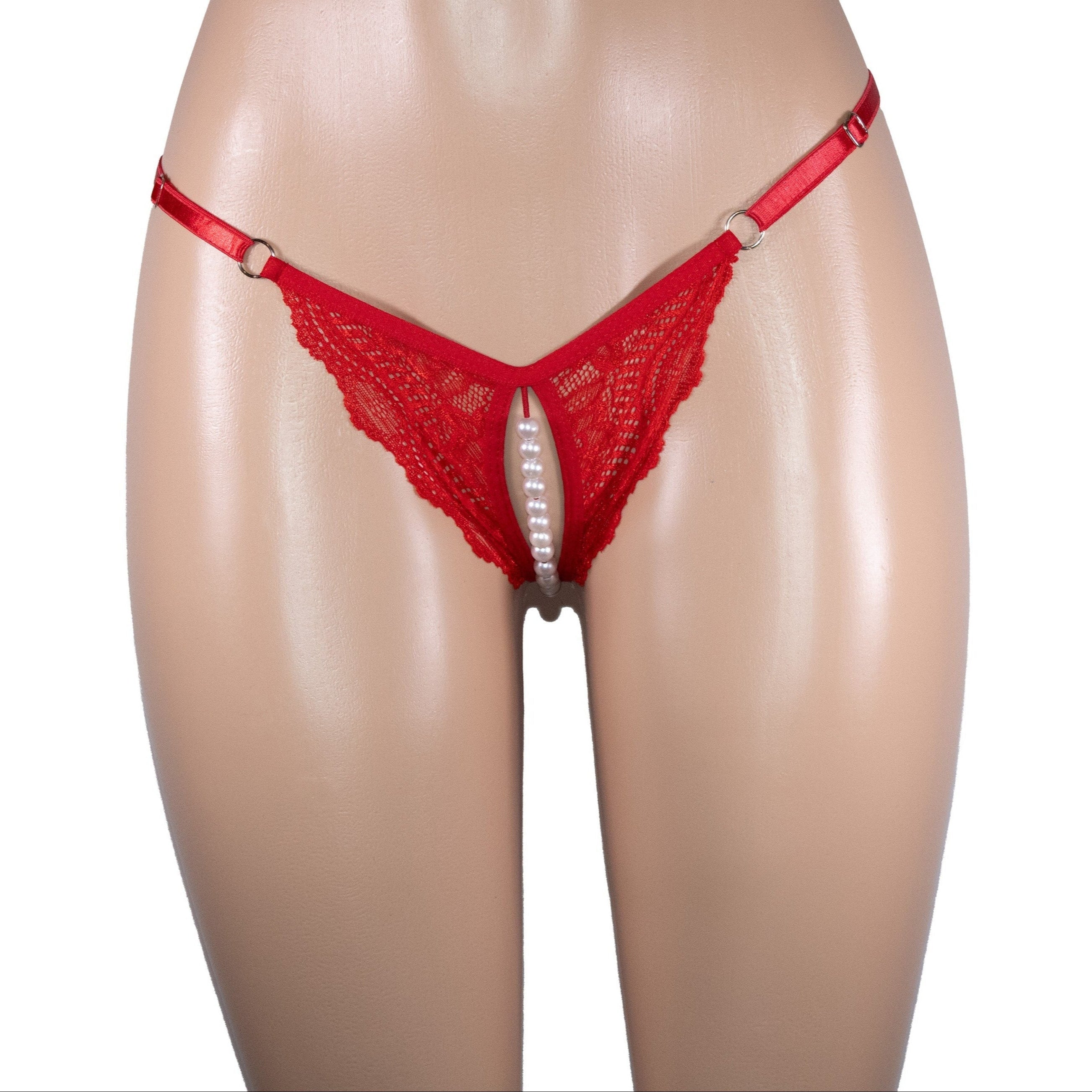 G-String Pearl Red Thong