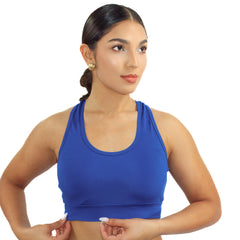 Royal Blue medium support activewear sports bra